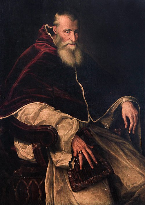 Portrait of Pope Paul III, 1540, Titien