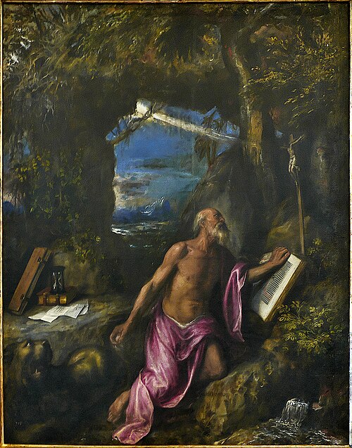 Saint Jerome in Penitence, 1575, Titian