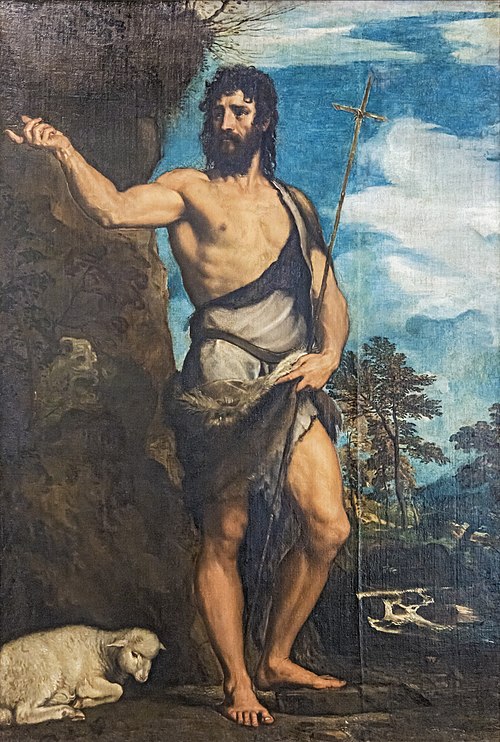 Saint Jean-Baptiste au désert, 1540, Titien