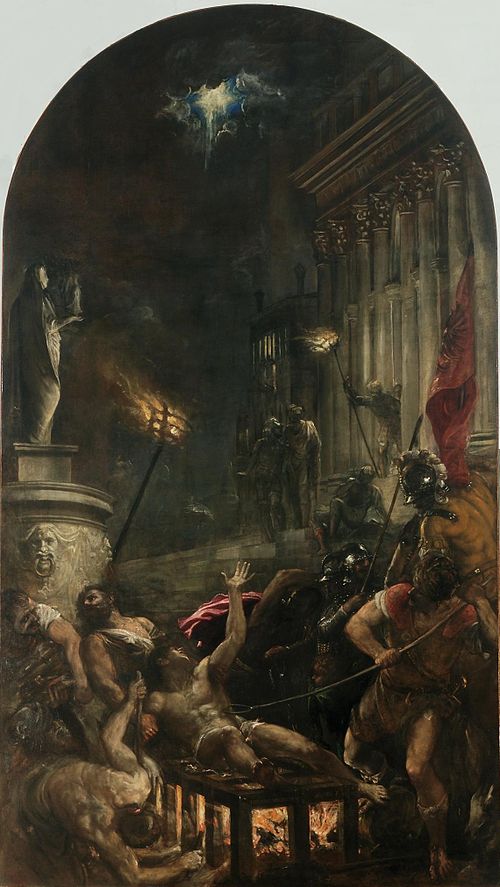 The Martyrdom of Saint Lawrence, 1558, Titian