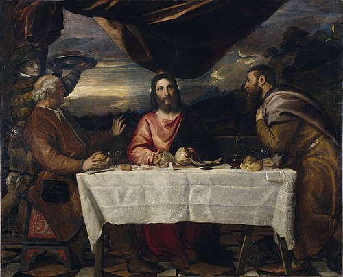 The Supper at Emmaus, 1545, Titian