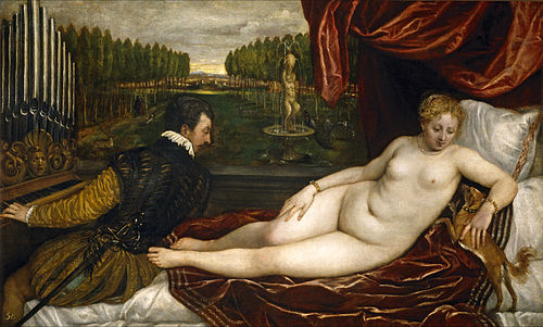 Venus and Music, 1550, Titian