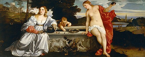 Sacred and Profane Love, 1514, Titian