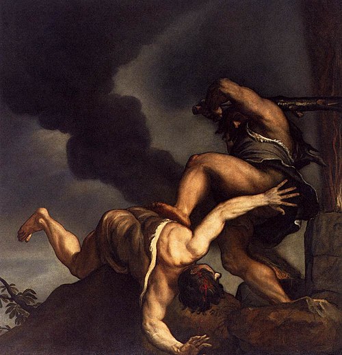 Cain and Abel, 1542, Titian