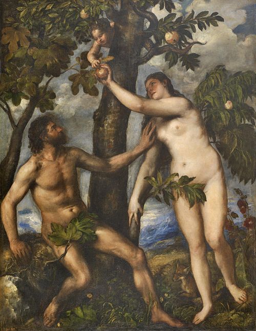 The Fall of Man, 1550, Titian