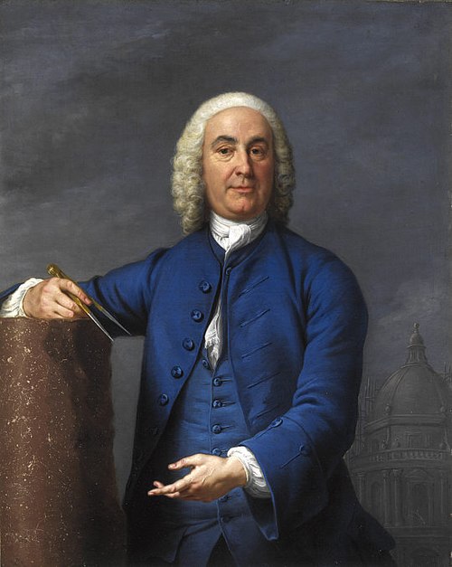James Gibbs (1682-1754), architecte écossais, 1750, Andrea Soldi