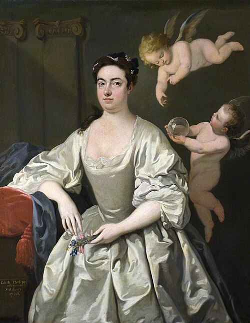 Edith Phelips, Mrs Carew Mildmay (1694-1772), 1750, Andrea Soldi