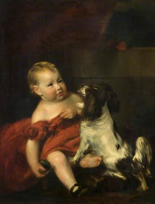 Child with a Spaniel, , Andrew Geddes