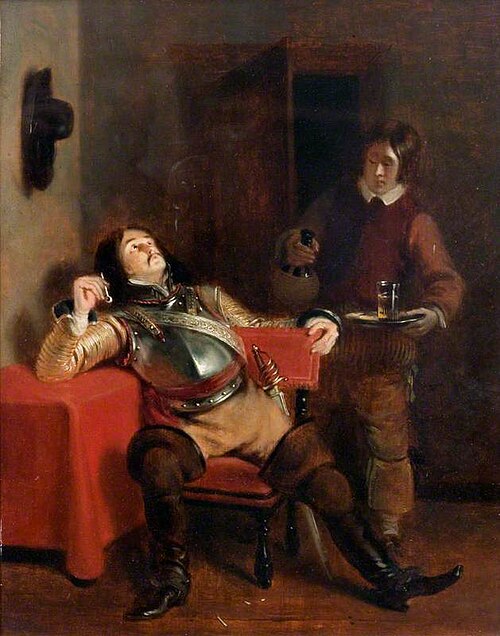 A Man Smoking, , Andrew Geddes