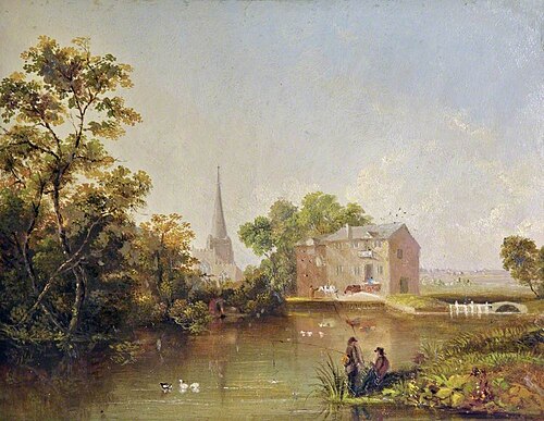 Sefton Church, 1841, Andrew Hunt