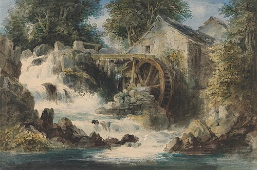 An Overshot Mill, , Andrew Nicholl