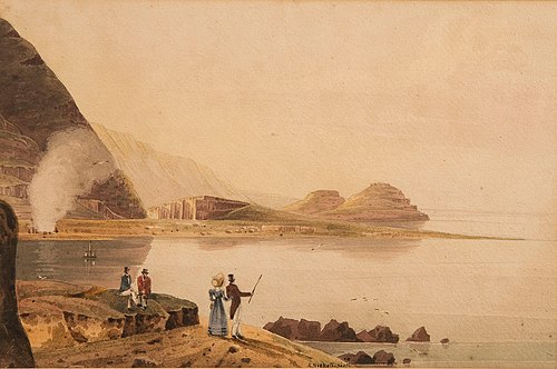 An Eastern view of the Giant's Causeway, , Andrew Nicholl