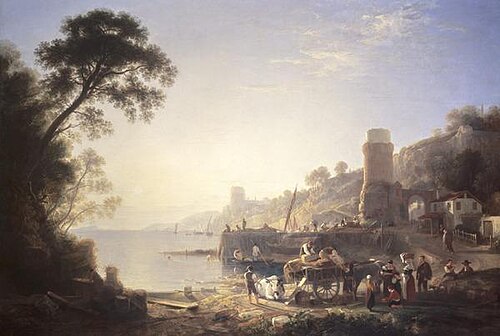 Evening in the Bay of Genoa, 1821, Andrew Wilson