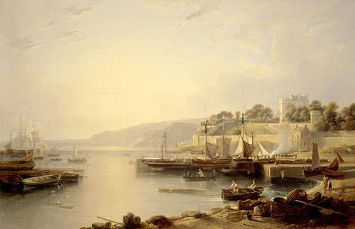 A View of Burntisland, 1823, Andrew Wilson