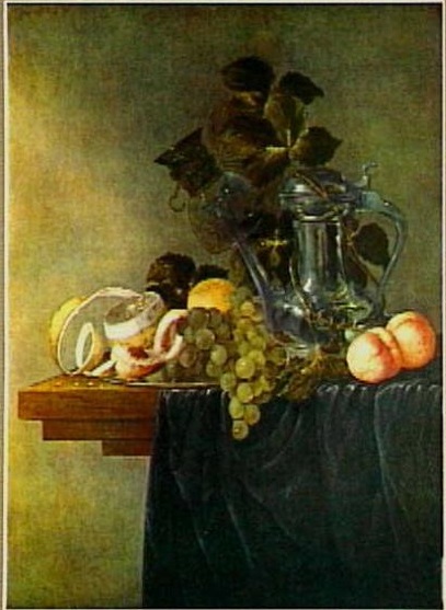 Still life with Jan Steen pitcher, 1648, Andries Benedetti
