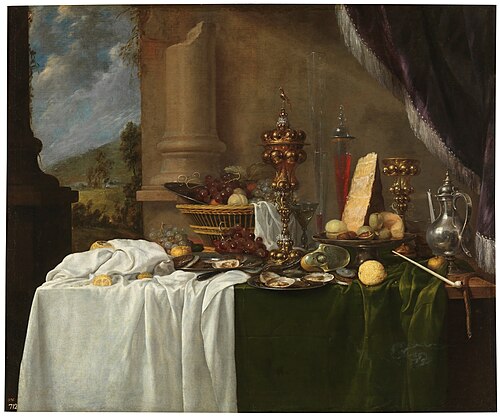 Tables avec desserts, 1634, Andries Benedetti