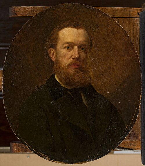 Portrait of Maksymilian Gierymski, 1878, Andrzej Jerzy Mniszech