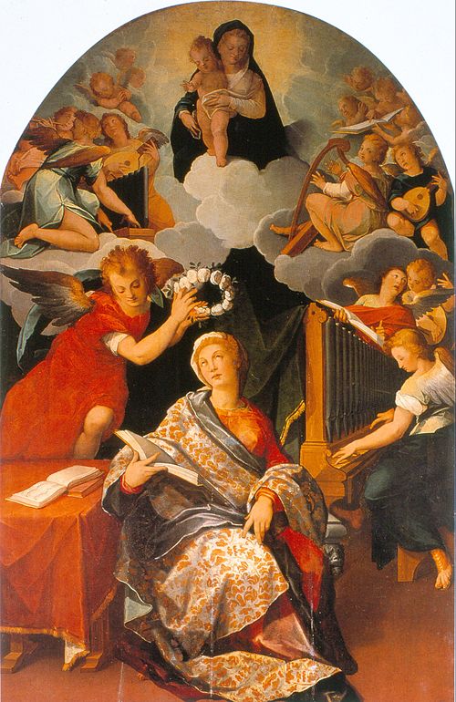 Saint Cecilia, 1600, Andrés de la Concha