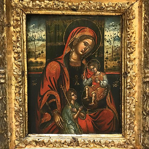 Madonna of Constantinople, 1517, Angelo Bizamano