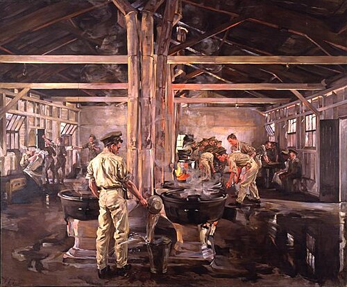 Cookhouse, Witley Camp, 1918, 1918, Anna Airy