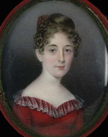 Woman in a Red Dress, 1821, Anna Claypoole Peale