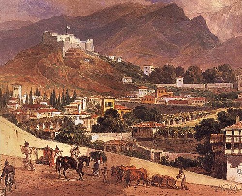 Landscape on the island of Madeira, 1850, Karl Brioullov