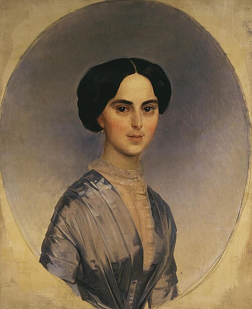 Portrait of Sophia Shuvalova, married name Bobrinskaya, 1846, Karl Brioullov