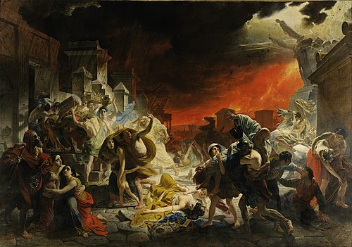 Le Dernier Jour de Pompéi, 1833, Karl Brioullov