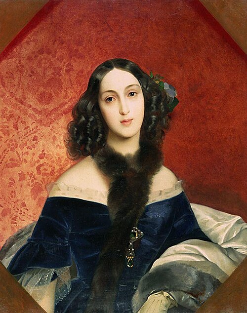 Portrait of M. A  Beck, 1840, Karl Brioullov