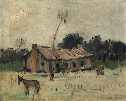 Cabin in Alabama, 1920, Anne Goldthwaite