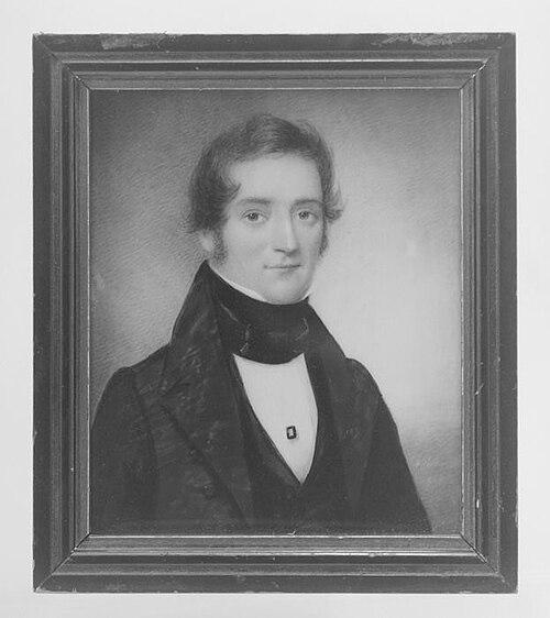 Portrait of a Gentleman, 1838, Anson Dickinson