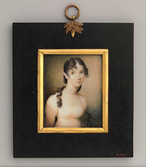 Mrs. Robert Watts (Matilda Ridley), 1810, Anson Dickinson