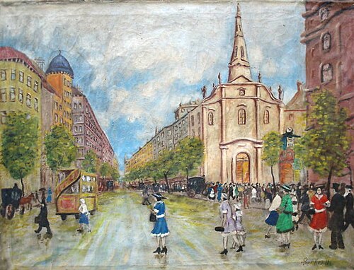 Street Scene, 1938, Antal Berkes