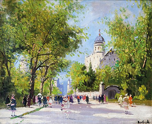 Detail of a street, , Antal Berkes