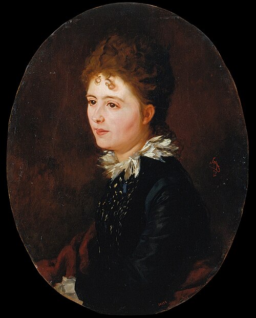 Portrait of a Woman, 1873, Simó Gómez