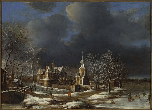 Château de Poelgeest à Koudekerk près de Leyde., 1640, Anthonie Beerstraten