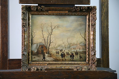 Winter Scene with Ice Skaters, 1630, Anthonie Verstraelen