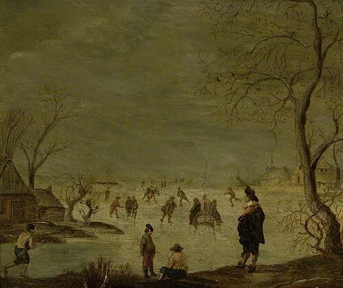 Winter scene, , Anthonie Verstraelen