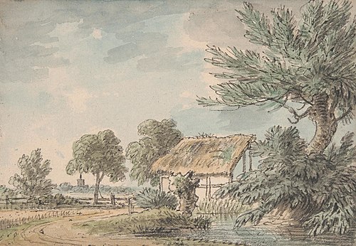 Landscape near Watford, Herfordshire, , Anthony Devis