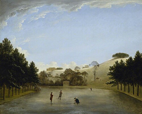 Upton House from the South, 1784, Anthony Devis