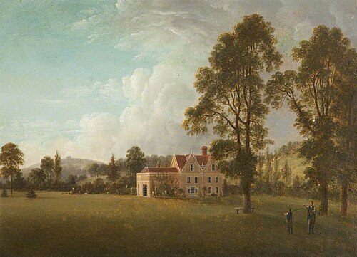Albury House, Surrey, 1792, Anthony Devis