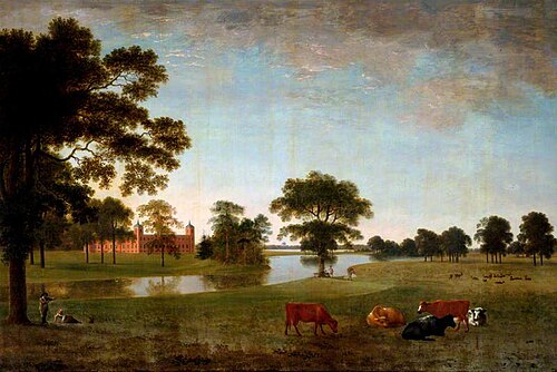 View in Osterley Park with Two Children, , Anthony Devis