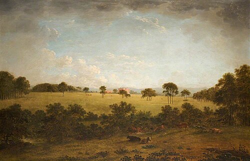Tabley: The Park with a Distant View of the House, , Anthony Devis