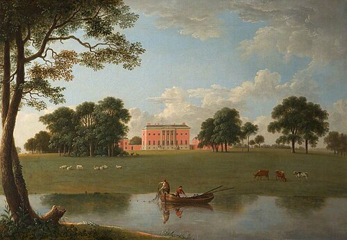 Tabley: Tabley House from the Park, , Anthony Devis