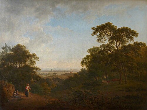 Looking over London, , Anthony Devis