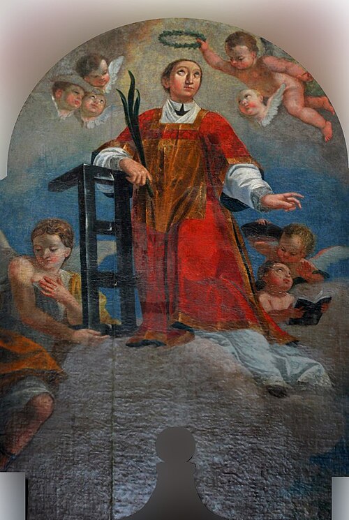 Mučeništvo sv. Lovrenca, 1750, Anton Cebej