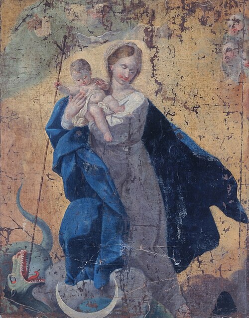 Sv. Florijan in sv. Barbara, 1750, Anton Cebej