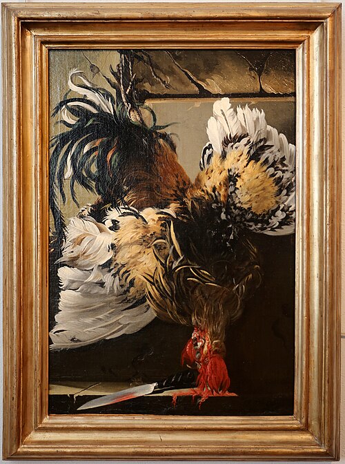 Coq mort, 1750, Antonio Giuseppe Barbazza