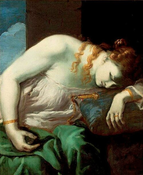 La mort de Lucrèce., 1700, Antonio Carneo