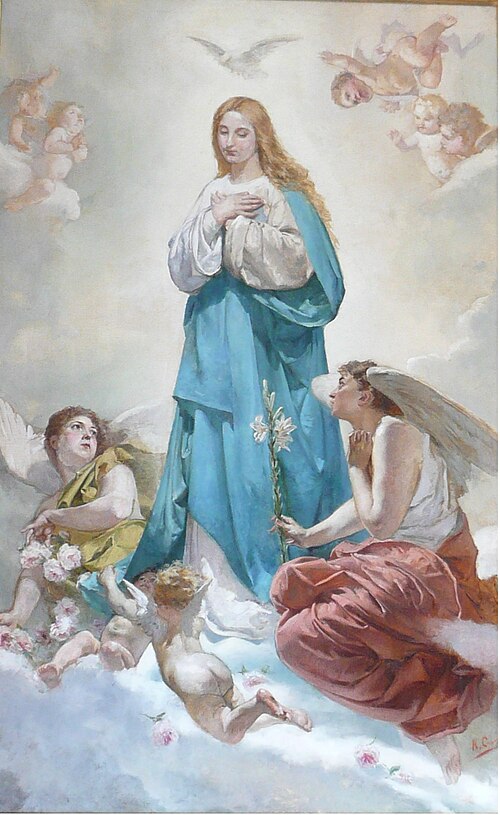 Immaculate Conception, 1876, Antonio Cortina Farinós